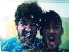 Neymar posta foto ao lado de Alexandre Pato: 'Bora treinar'