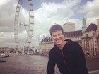 Rodrigo Faro faz turismo em Londres 