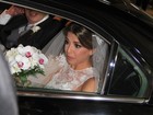 Noiva de Marcelo Serrado chega à igreja só com 20 minutos de atraso