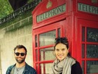 Filha de Alessandra Ambrósio visita Londres pela primeira vez