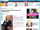 Site de revista mostra Sienna Miller com a filha pela primeira vez