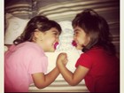 Giovanna Antonelli mostra foto de suas gêmeas: 'Meus amorinhos'