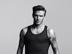David Beckham faz cara de mau em nova campanha de linha de cuecas