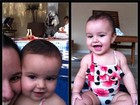 Mariana Belém posta foto da filha: 'Laurinha estreou na piscina e amou!'
