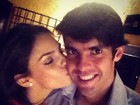 Carol Celico posta foto e declaração para Kaká: 'Me faz feliz todos os dias'