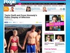 Site mostra Taylor Swift com 'biquíni da vovó' ao lado do novo namorado