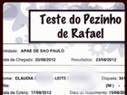 Claudia Leitte posta teste do pezinho de Rafael: 'Mãe coruja pega no pé'