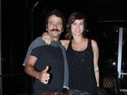 Novo casal, Maria Paula e Marcos Palmeira vão juntos a show no Rio