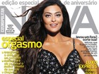 Juliana Paes usa roupa decotada em capa de revista 
