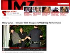 Homem preso na casa de Miley Cyrus é condenado por invasão