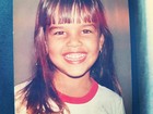 Mariana Rios posta foto de quando era criança 