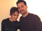 Jennifer Lopez prestigia Ricky Martin no teatro