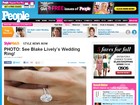 Veja o anel de noivado e a aliança de casamento de Blake Lively