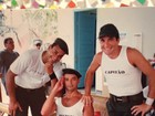 David Brazil posta foto do fim dos anos 1990 com Xanddy e Daniel 