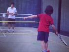 Diferente do pai, filho de Kaká investe no tênis