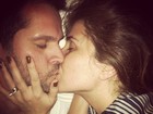 É muito amor: Giovanna Antonelli mostra foto beijando o marido
