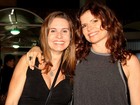 Paula Burlamaqui e Debora Bloch vão a show no Rio