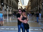  Joelma e Chimbinha curtem férias românticas na Itália 