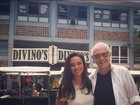 Suzana Pires e Ney Latorraca visitam o Divino, após fim de 'Avenida Brasil'