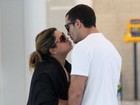 Preta Gil beija muito em aeroporto