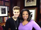 Oprah Winfrey posta foto ao lado de Justin Bieber após gravar entrevista