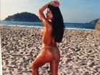 Solange Gomes relembra ensaio para a revista 'Sexy'