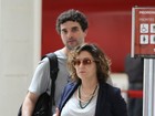 Gravidíssima, Maria Rita embarca em aeroporto no Rio