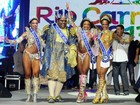 Cerimônia realizada no RJ coroa Rainha e Rei Momo do Carnaval