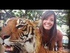 'Meu novo gatinho de estimação', brinca ex-BBB Talula ao lado de tigre