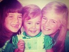 Ticiane Pinheiro mostra foto de quando era criança ao lado das irmãs