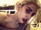 Lady Gaga exibe olheiras após apresentação no Chile