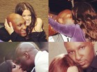 Irmã de Kim Kardashian posta foto aos beijos com o marido