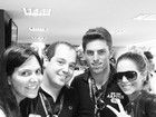 Danielle Winits e o namorado vão a Interlagos conferir GP do Brasil