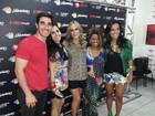 Claudia Leitte recebe pupilos do 'The Voice' em show carioca