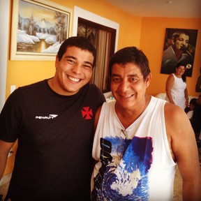 Zeca Pagodinho e seu filho Luizinho (Foto: Reprodução/Twitter)