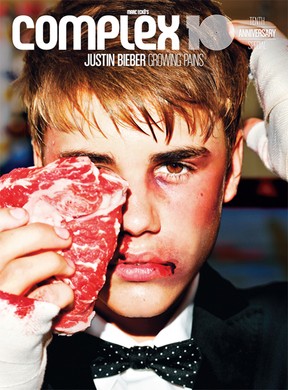 Justin Bieber na capa da revista 'Complex' (Foto: Divulgação / Divulgação)