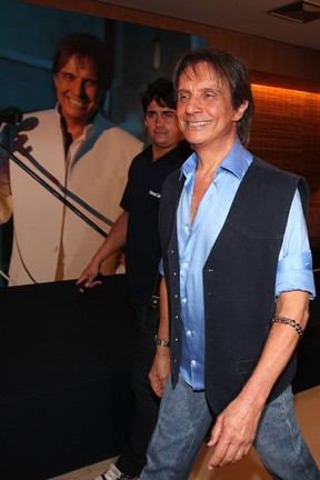 Roberto Carlos em lançamento de seu DVD em São Paulo (Foto: Manuela Scarpa/ Photo Rio News)
