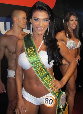 Marissol Dias, de Praia Grande, vencedora do Miss Fitness 2012 em São Paulo (Foto: Felipe Abílio/ EGO)