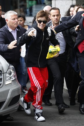 Justin Bieber em Londres, na Inglaterra (Foto: Getty Images/ Agência)