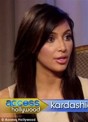 Kim Kardashian no programa da Oprah (Foto: Reprodução)