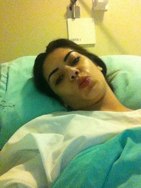 Graciella Carvalho após passar por cirurgia íntima (Foto: Divulgação / CO Assessoria)