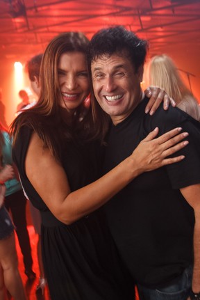 Sergio Mallandro e namorada (Foto: Marcos Samerson / Agência We Love Photo!)
