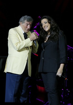 Ana Carolina canta com Tony Bennett no Rio (Foto: Felipe Panfili/ Ag. News)