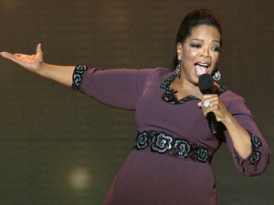 Oprah Winfrey na gravação do último ‘The Oprah Winfrey Show’ (18/05/2011) (Foto: Reuters / Agência)