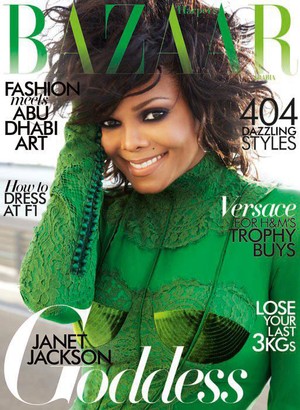 Janet Jackson na capa da "Harper's Bazaar Arabia" (Foto: Reprodução /  Reprodução)