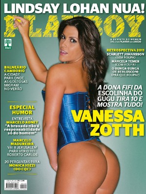 Vanessa Zotth em capa da 'Playboy' (Foto: Playboy / Divulgação)