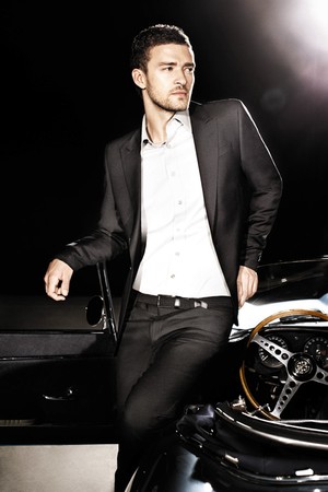 Justin Timberlake posa para campanha de perfume (Foto: Divulgação)