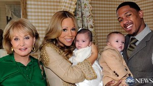 Mariah e bebês na ABC (Foto: Reprodução)