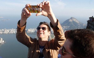 Jim Carrey no Rio (Foto: Gabriel Reis/AgNews)