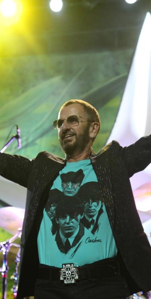 O ex-Beatle Ringo Starr faz show em São Paulo (Foto: Manuela Scarpa / Photo Rio News)